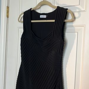 Black Sleeveless Calvin Klein Dress 4